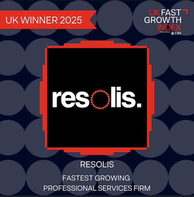 Resolis Named the UK’s Fastest-Growing Professional Services Firm